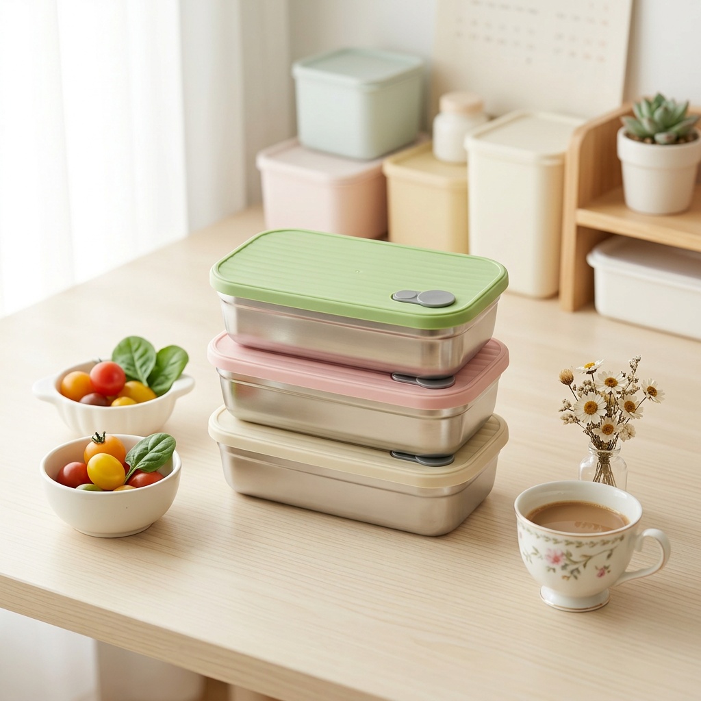 Meal Prep Kinder - Pojemnik na lunch ze stali nierdzewnej,