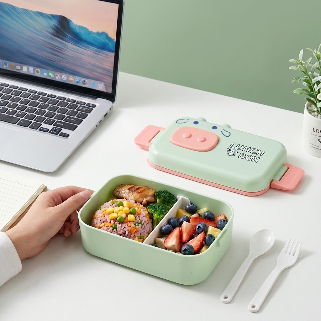 Meal Prep Kinder - Uroczy plastikowy pojemnik bento dla dzieci