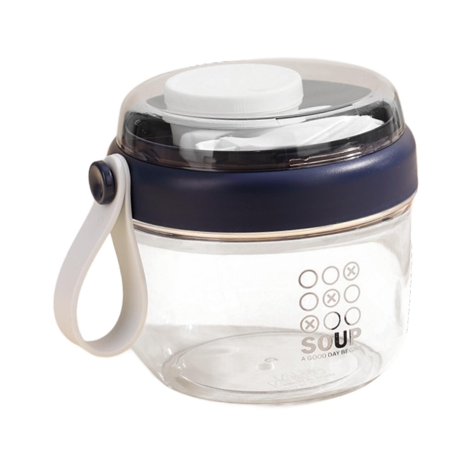 Meal Prep Yogurt Containers - Pojemnik na sałatę z pokrywką i