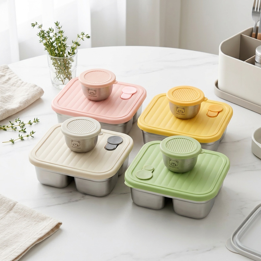 Meal Prep Kinder - Pojemnik na lunch ze stali nierdzewnej