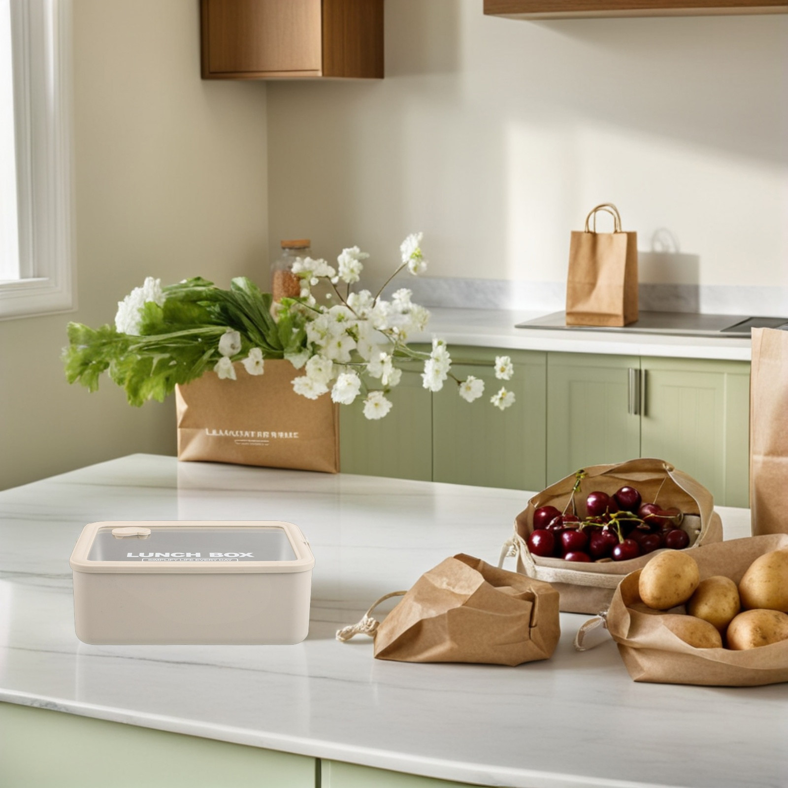 Meal Prep Glass Containers Oven Safe - Pojemnik na lunch ze stali nierdzewnej