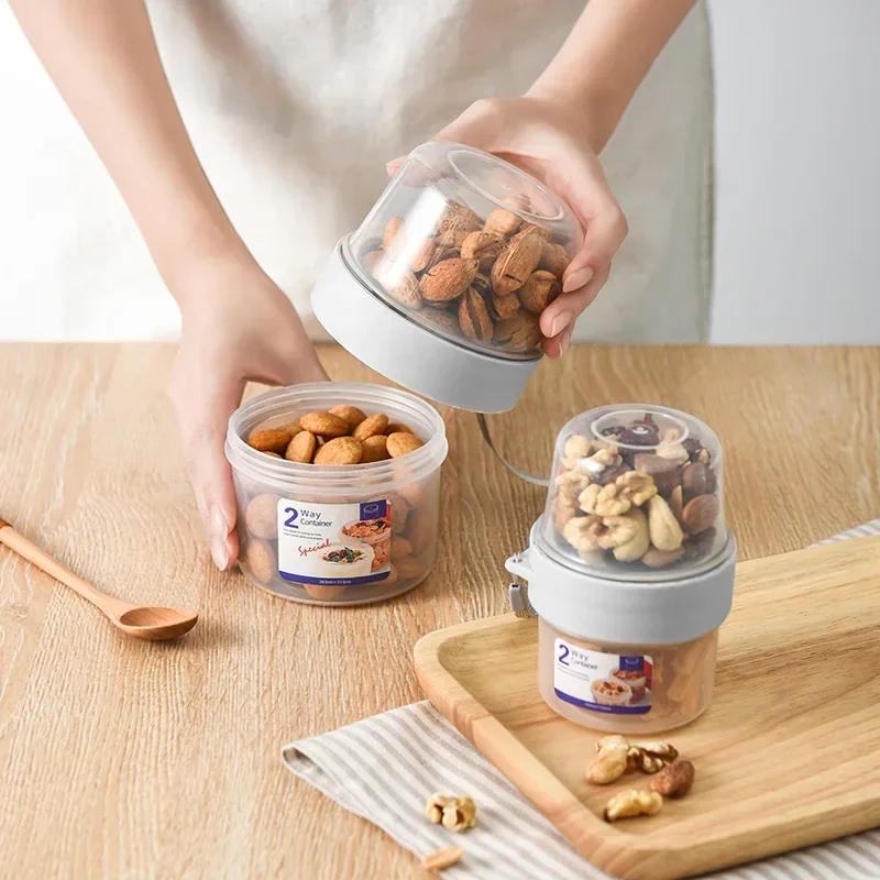 Meal Prep Yogurt Containers - Śniadanie Owsianka Kaszka Orzechy Jogurt Sałatka