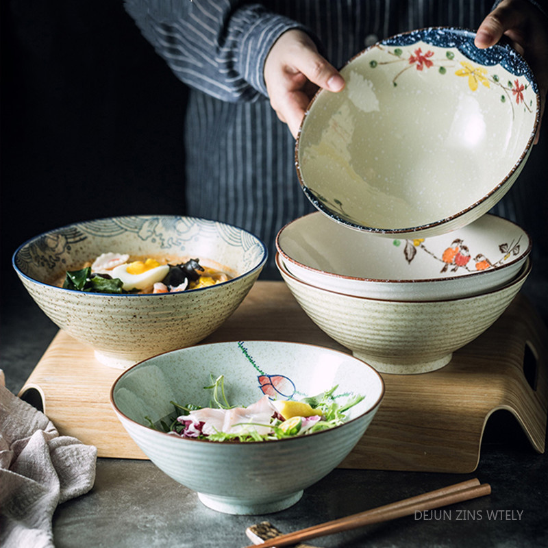 Meal Prep Soup - 8-calowa ceramiczna miska na makaron Japońska
