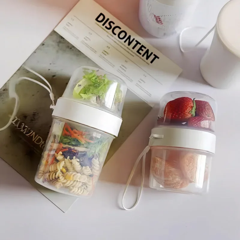 Meal Prep Yogurt Containers - Śniadanie Owsianka Kaszka Orzechy Jogurt Sałatka