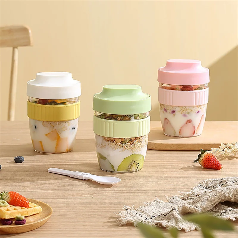 Meal Prep Yogurt Containers - 480/570ml kubek śniadaniowy przenośne płatki owsiane