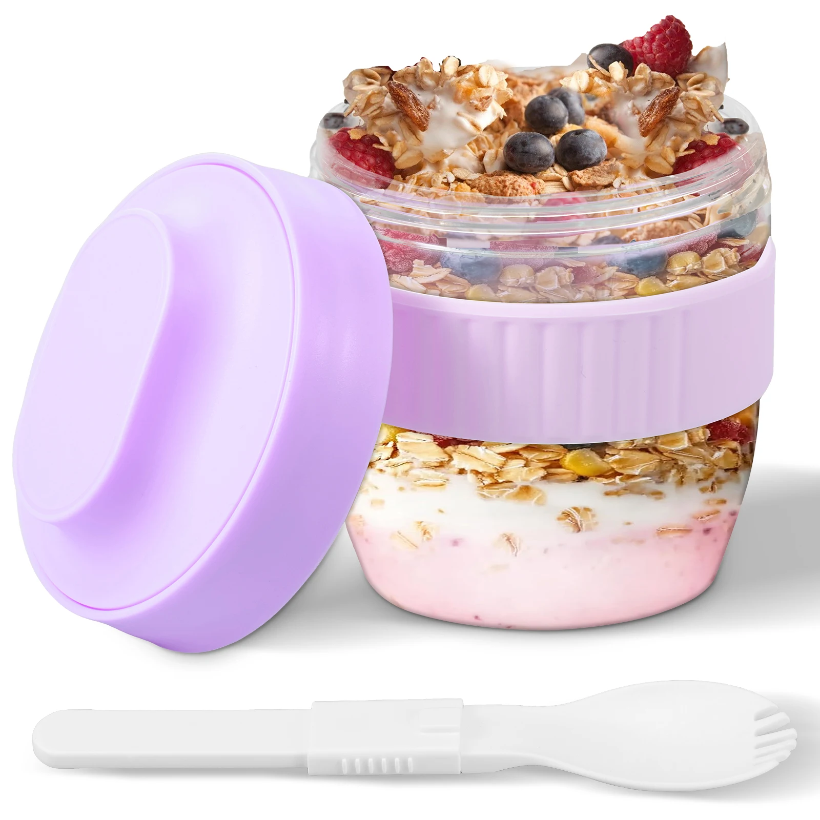 Meal Prep Yogurt Containers - Pojemnik na owsiankę na noc z