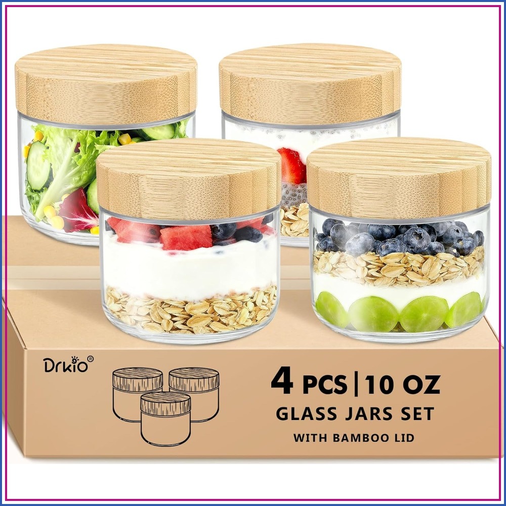 Meal Prep Yogurt Containers - Pojemniki na Overnight Oats 10 Oz