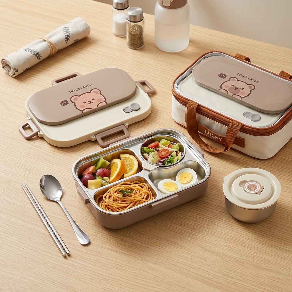 Meal Prep Kinder - Pojemnik na lunch ze stali nierdzewnej