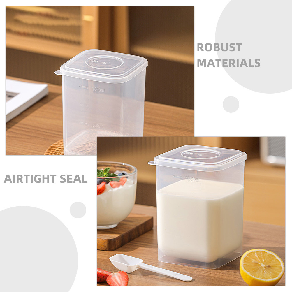Przezroczysty plastikowy pojem – Meal Prep Yogurt Containers recenzja i cena