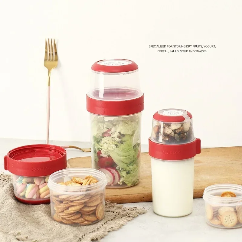 Dwuwarstwowe, szczelnie zamkni – Meal Prep Yogurt Containers recenzja i cena