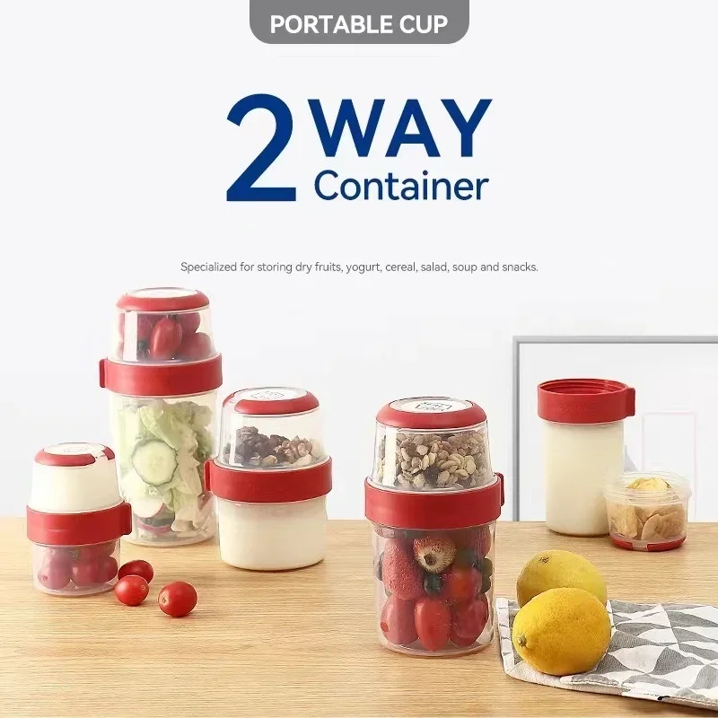 Dwuwarstwowe, szczelnie zamkni – Meal Prep Yogurt Containers recenzja i cena