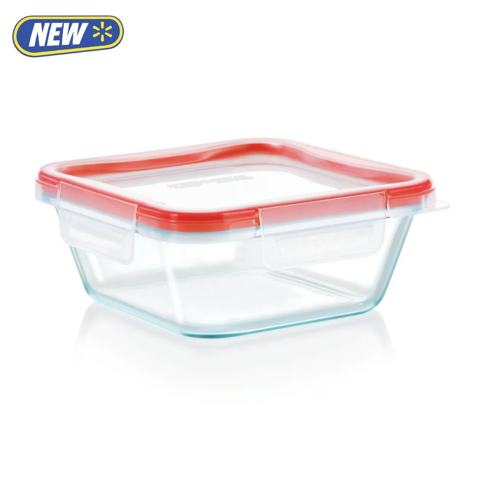 Freshlock 4-Cup Kwadratowy Szk – Meal Prep Glass Containers Oven Safe recenzja i cena