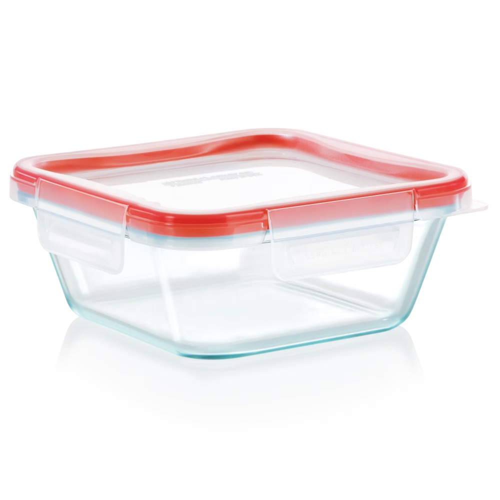 Freshlock 4-Cup Kwadratowy Szk – Meal Prep Glass Containers Oven Safe recenzja i cena