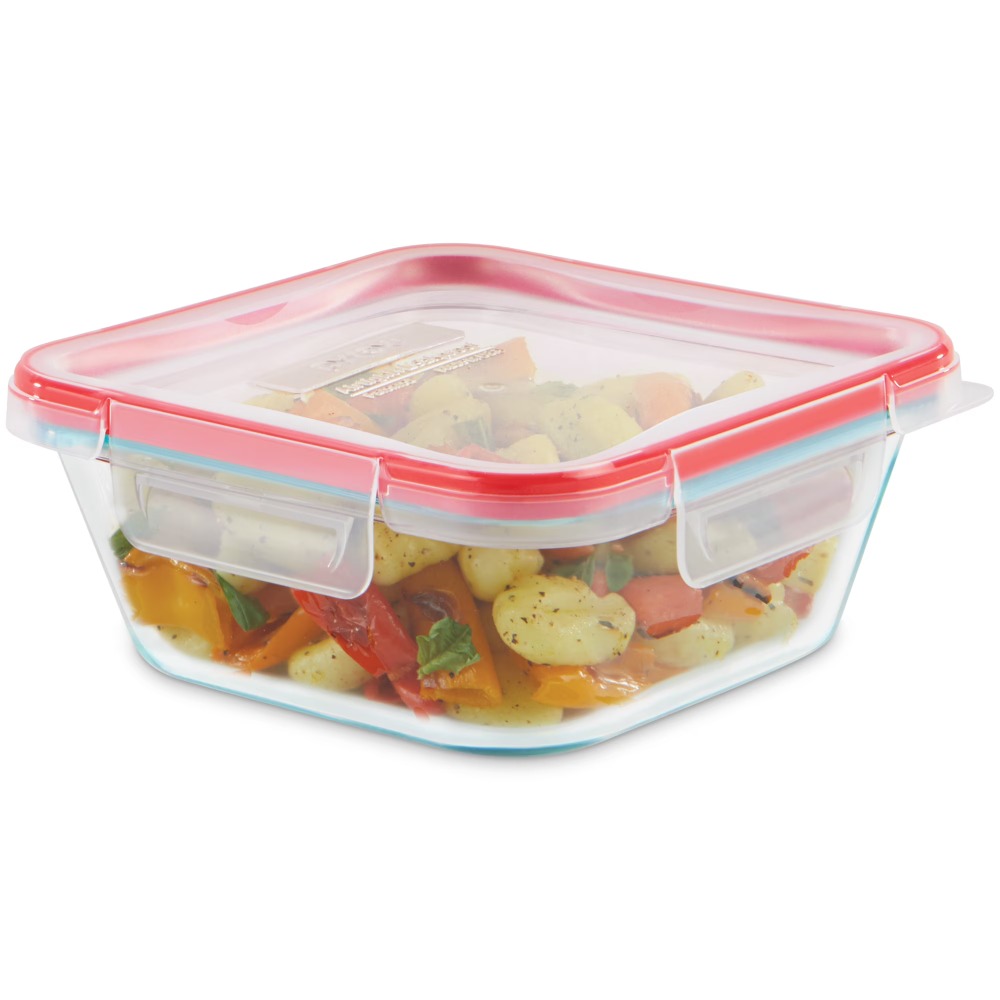 Freshlock 4-Cup Kwadratowy Szk – Meal Prep Glass Containers Oven Safe recenzja i cena