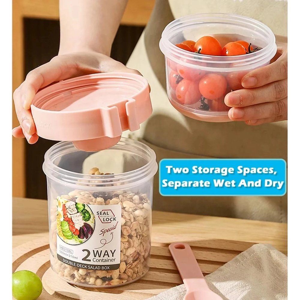 Przenośny Kubek na Sałatkę Kub – Meal Prep Yogurt Containers recenzja i cena