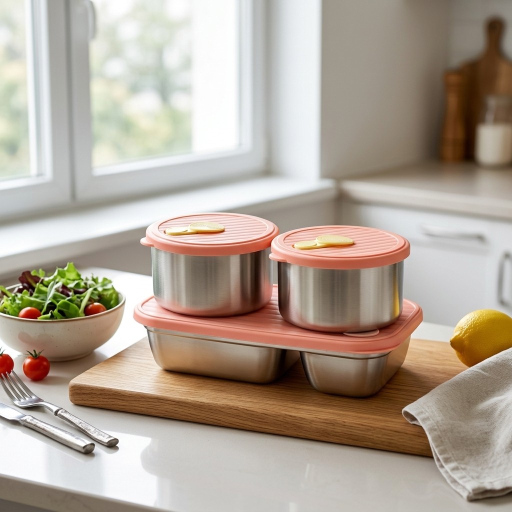 Zestaw pojemników na lunch ze  – Meal Prep Kinder recenzja i cena