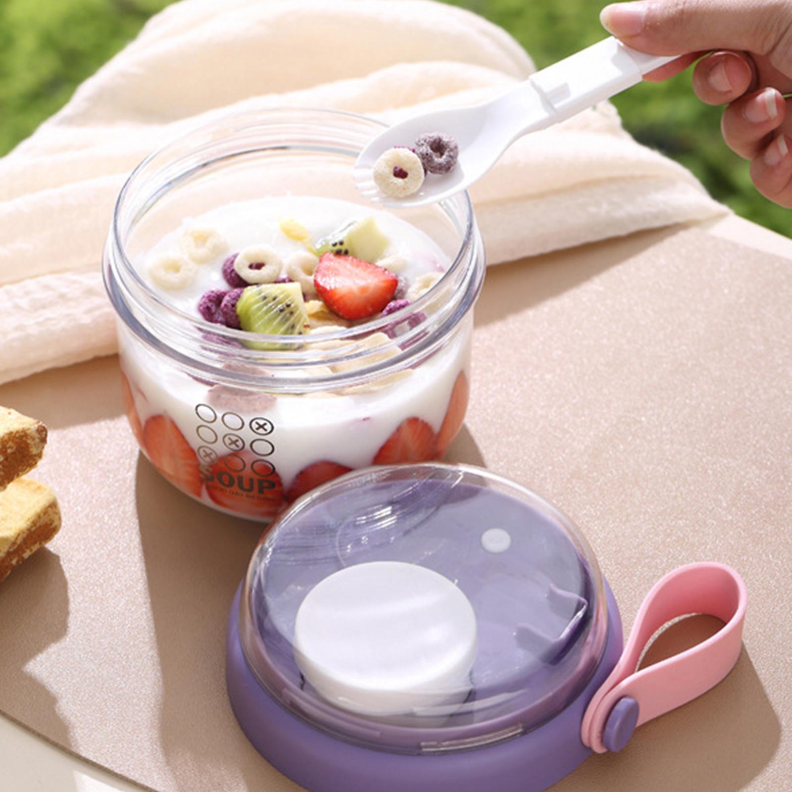 Pojemnik na sałatę z pokrywką  – Meal Prep Yogurt Containers recenzja i cena