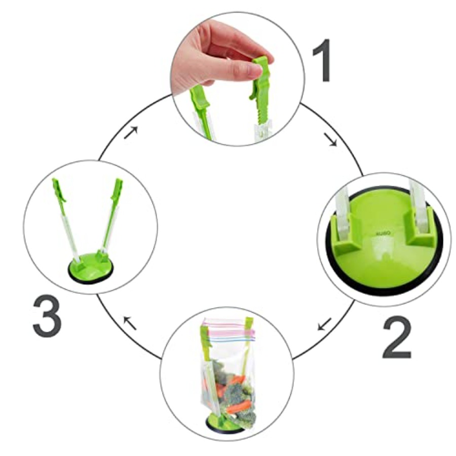 Stojak na worki do przechowywa – Meal Prep Ziplock recenzja i cena