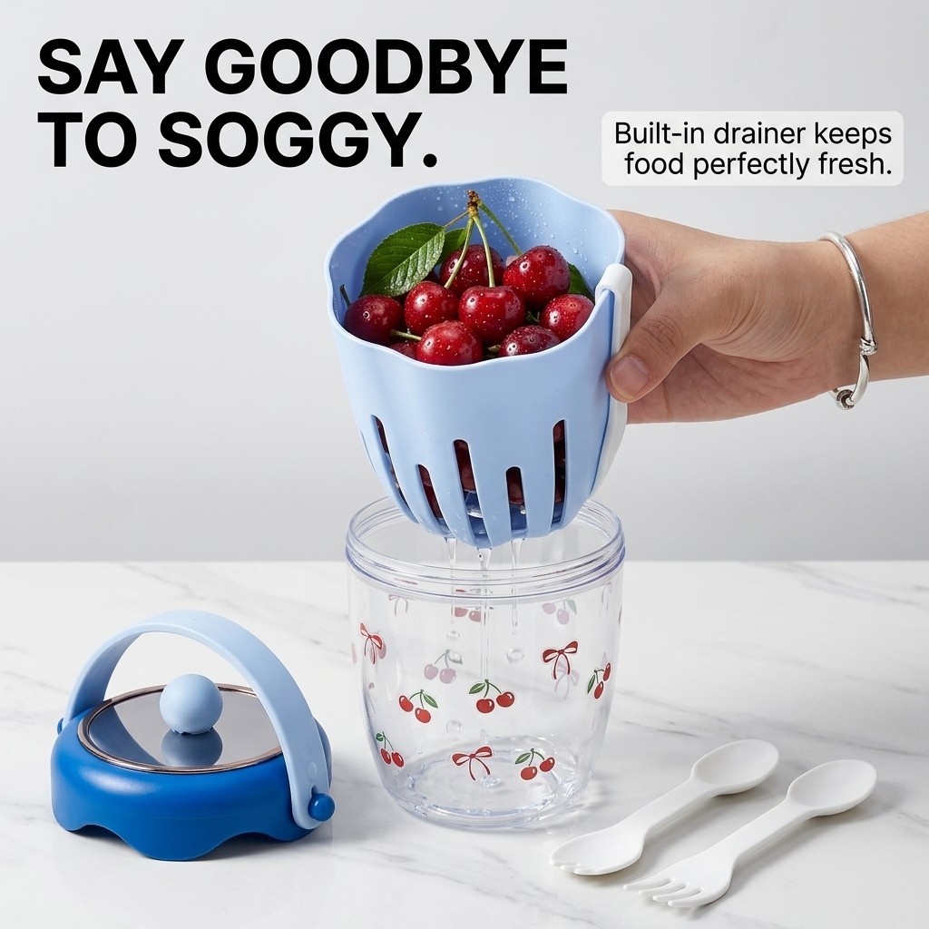 Przenośny Plastikowy Pojemnik  – Meal Prep Yogurt Containers recenzja i cena