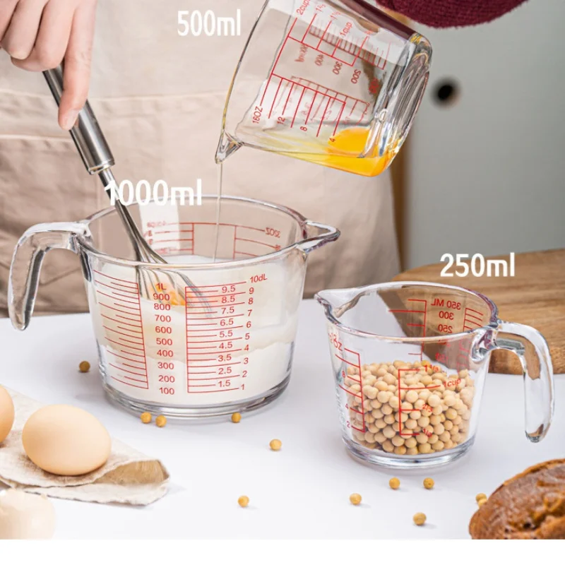 Szklana miarka 2/4 filiżanki d – Meal Prep Glass Containers Oven Safe recenzja i cena