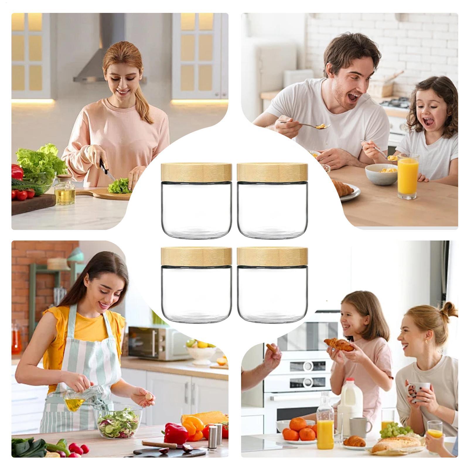 Słoiki na owsiankę na noc 4 x  – Meal Prep Yogurt Containers recenzja i cena