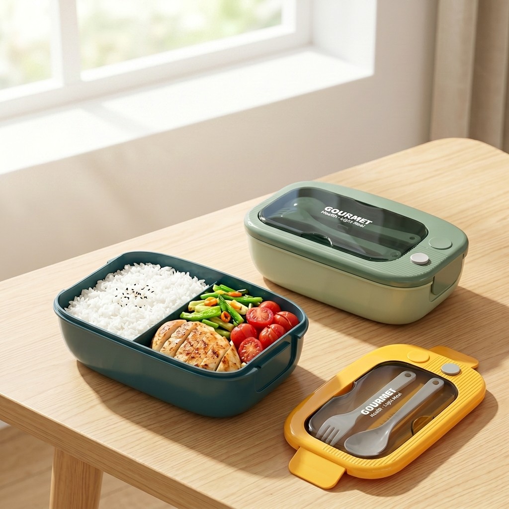 Plastikowy pojemnik bento do m – Meal Prep Recipes recenzja i cena
