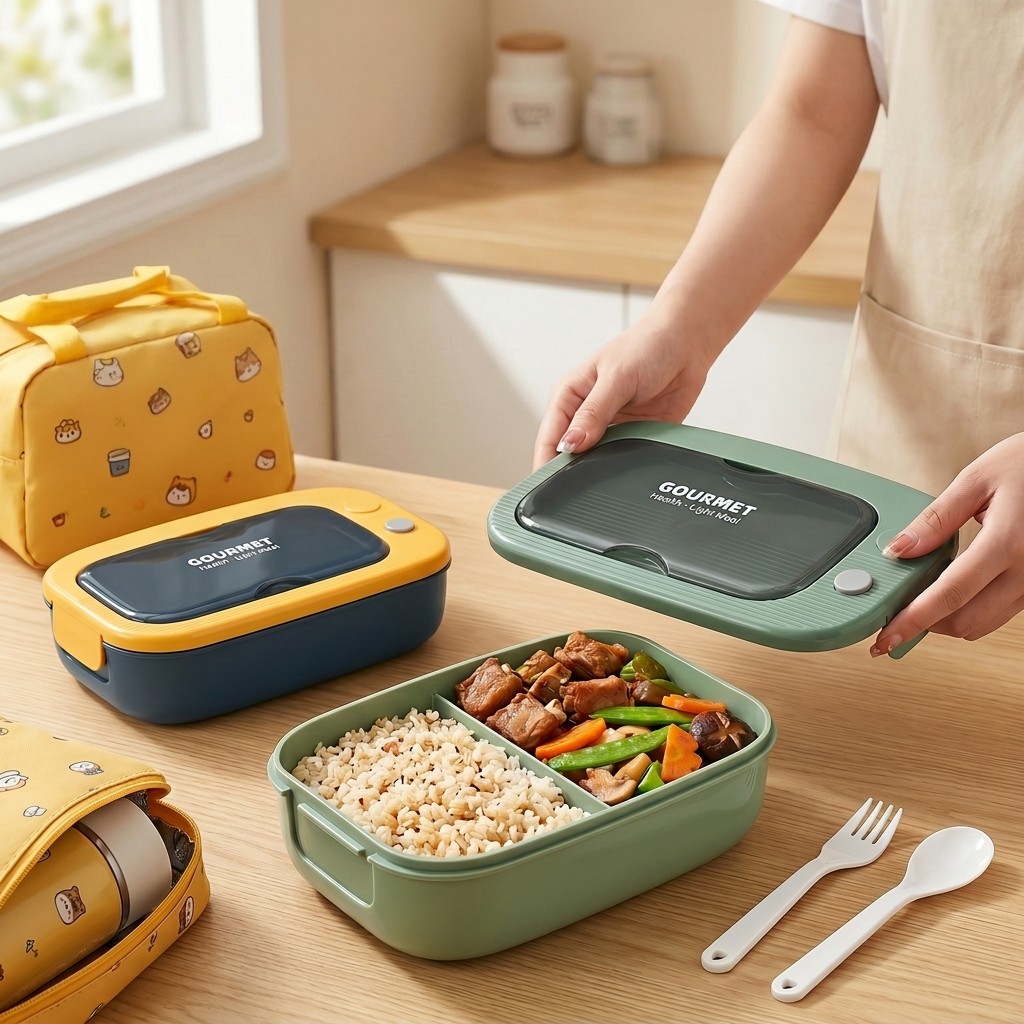 Plastikowy pojemnik bento do m – Meal Prep Recipes recenzja i cena