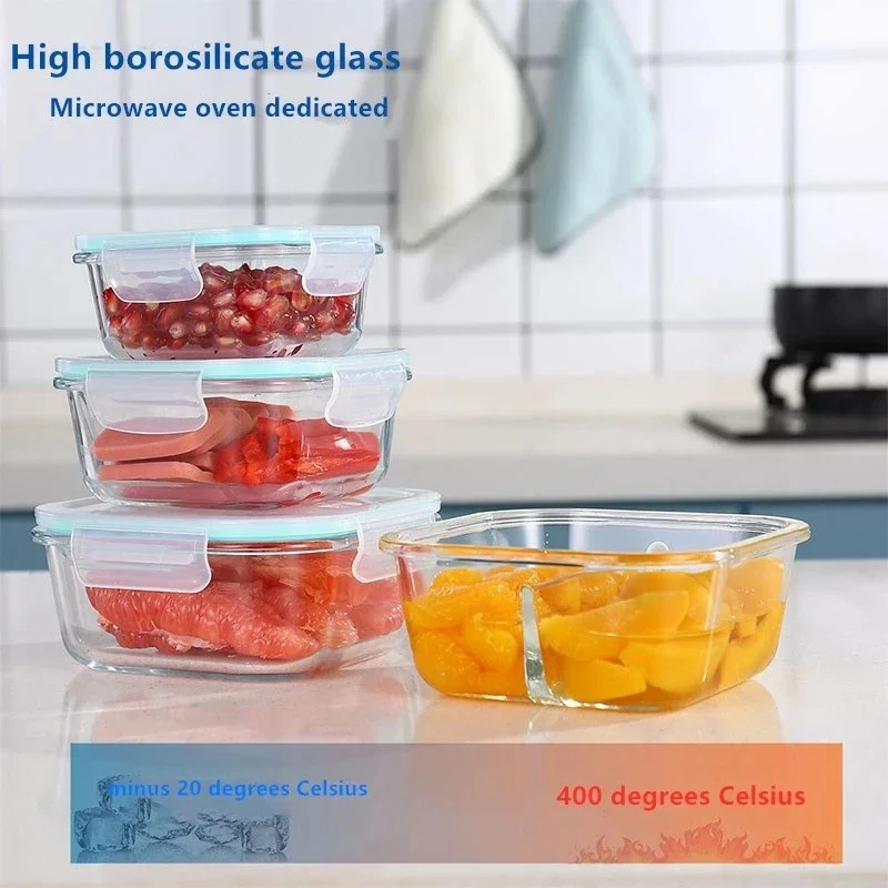 Szklany pojemnik do przechowyw – Meal Prep Glass Containers Oven Safe recenzja i cena