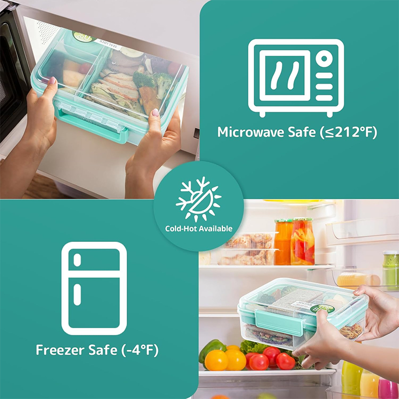 Pojemnik na lunch z 4 przegród – Meal Prep Kinder recenzja i cena