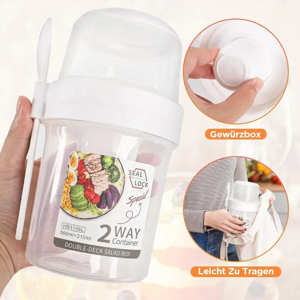 Zestaw pojemników na śniadanie – Meal Prep Yogurt Containers recenzja i cena