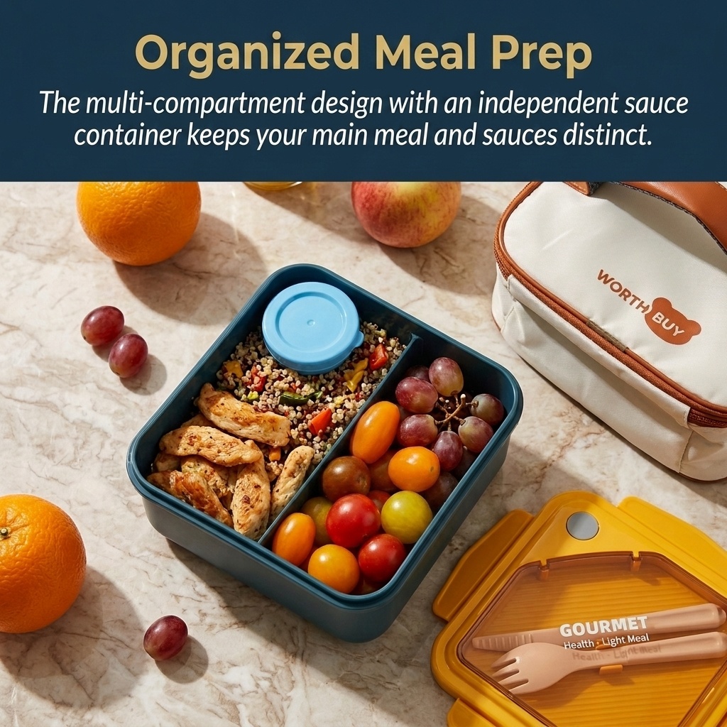 Plastikowe pojemniki na lunch  – Meal Prep Kinder recenzja i cena