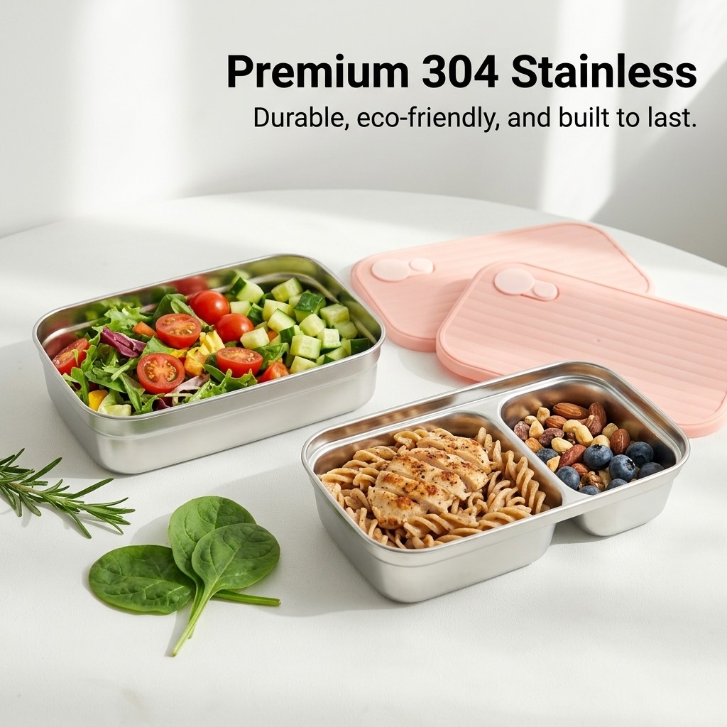Zestaw pojemników na lunch ze  – Meal Prep Kinder recenzja i cena