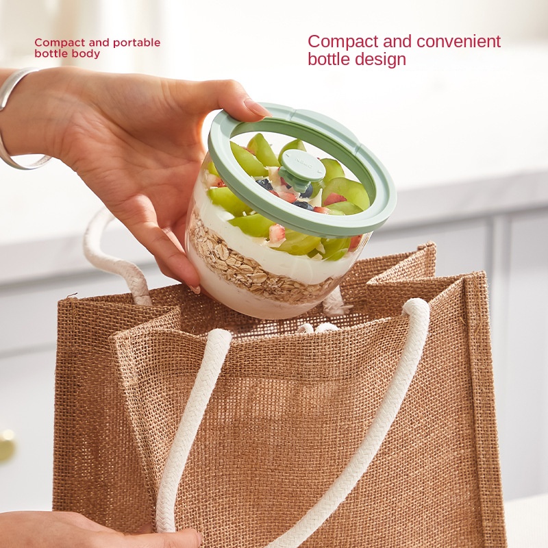 Szklany pojemnik na owsiankę n – Meal Prep Yogurt Containers recenzja i cena