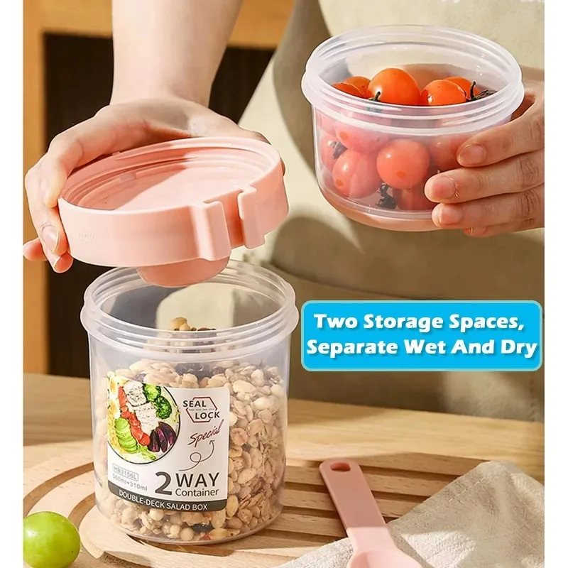 Przenośny Kubek na Sałatkę Pod – Meal Prep Yogurt Containers recenzja i cena
