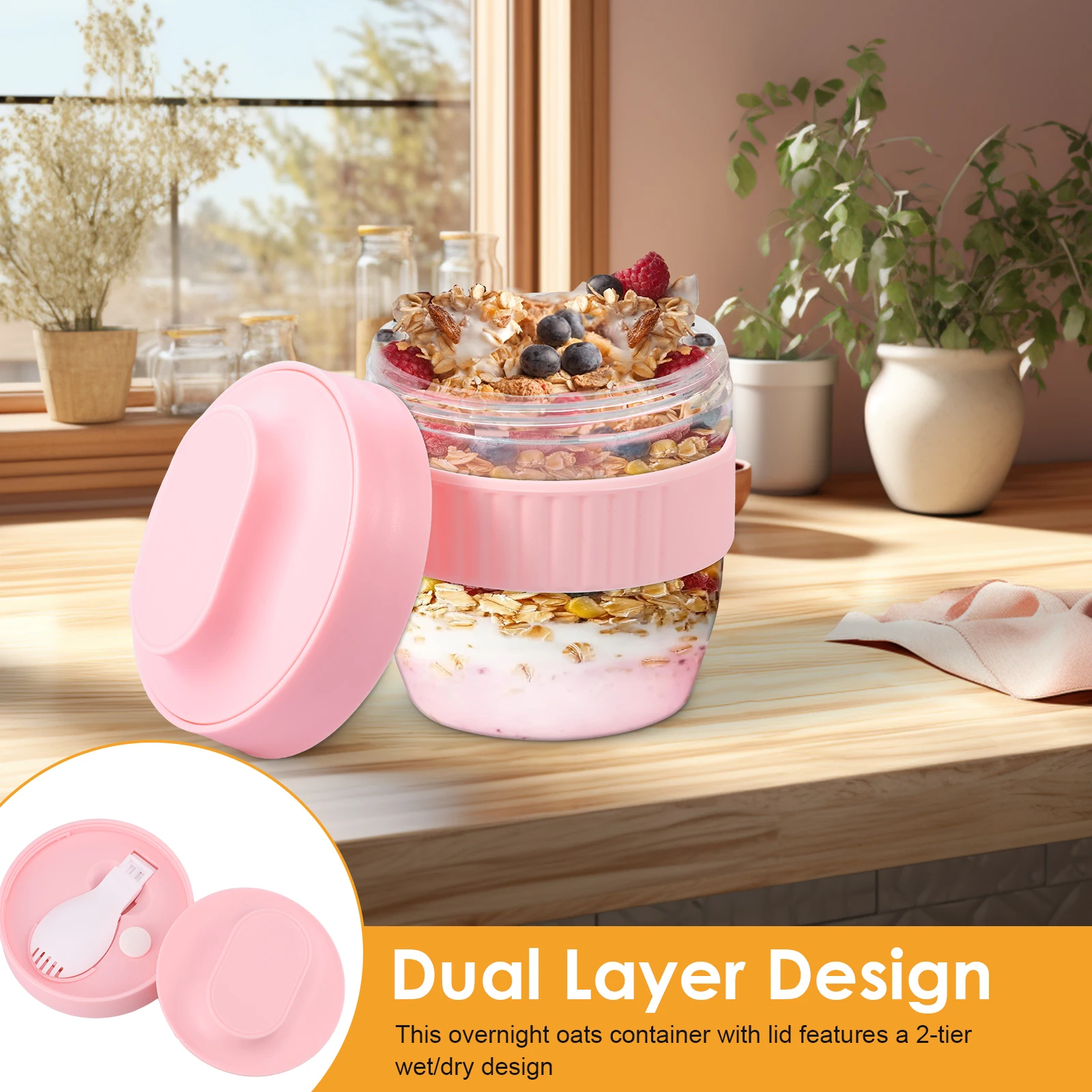 Pojemnik na owsiankę na noc z  – Meal Prep Yogurt Containers recenzja i cena