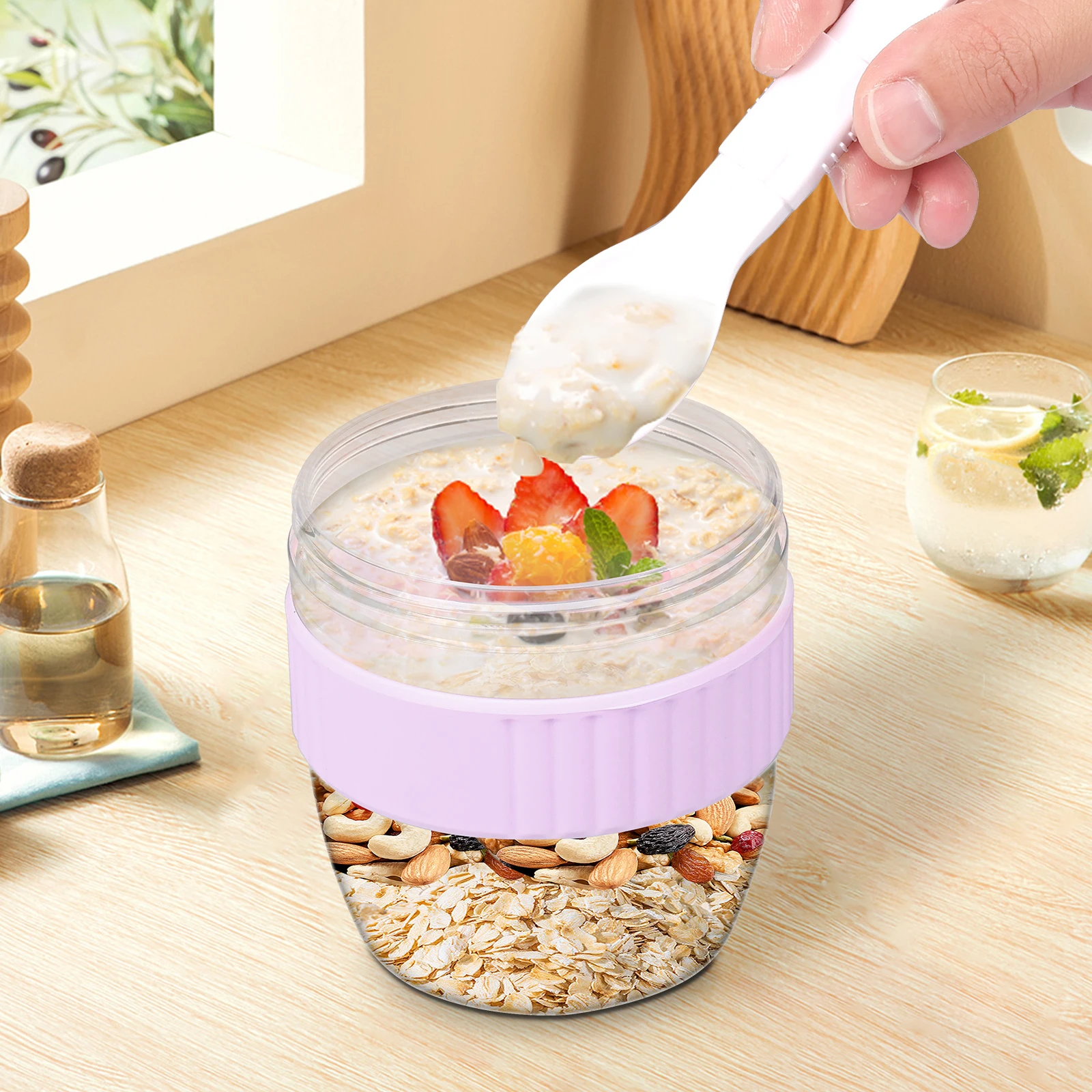 Pojemnik na owsiankę na noc z  – Meal Prep Yogurt Containers recenzja i cena