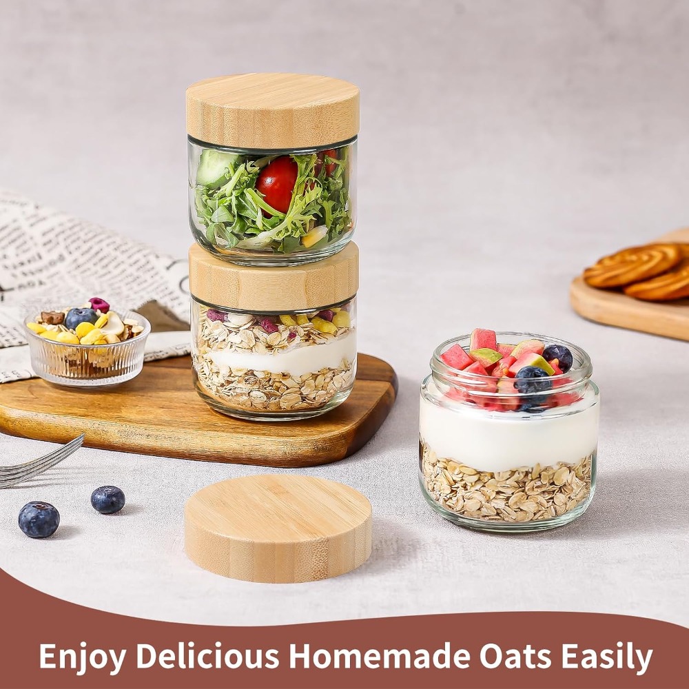 Pojemniki na Overnight Oats 10 – Meal Prep Yogurt Containers recenzja i cena
