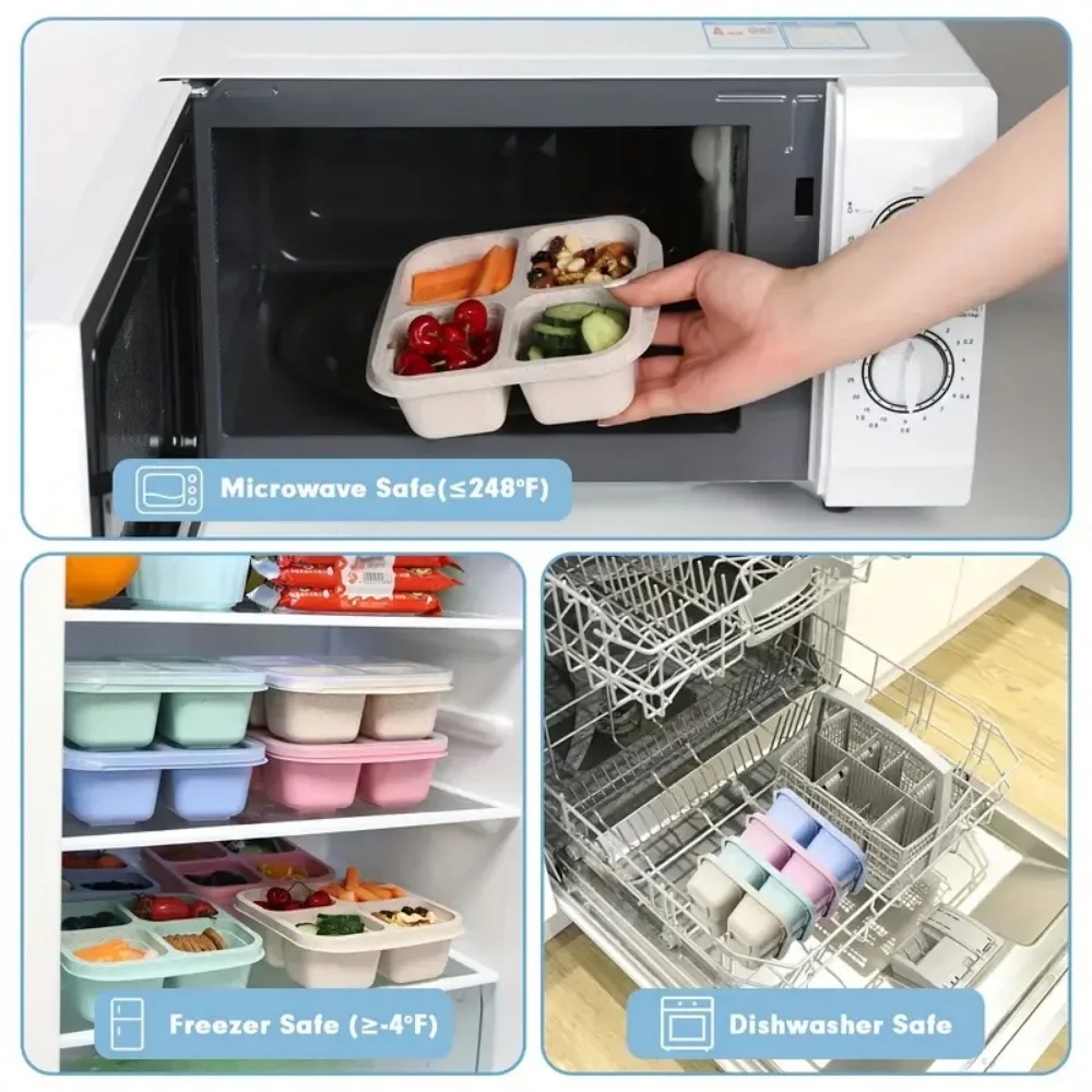 4-siatkowe pudełko na przekąsk – Meal Prep Kinder recenzja i cena